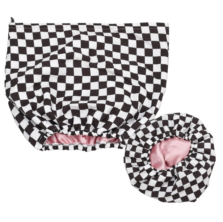 Velura™ Satin Lined Luxury Shower Cap